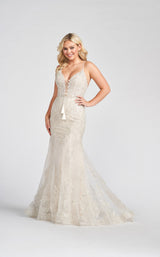 2 of 6 Ellie Wilde EW122105 Dress Ivory-Pearl