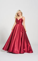 1 of 6 Ellie Wilde EW122108 Dress Merlot