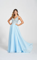 2 of 5 Ellie Wilde EW122112 Dress Sky-Blue