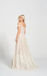 3 of 4 Ellie Wilde EW122115 Dress Ivory-Rose-Gold