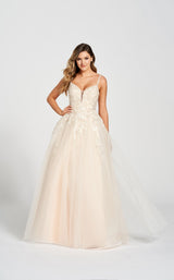 1 of 4 Ellie Wilde EW122117 Dress Ivory-Vanilla