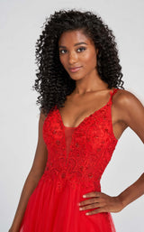 6 of 7 Ellie Wilde EW122118 Dress Red