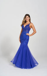 1 of 4 Ellie Wilde EW122120 Dress Royal-Blue
