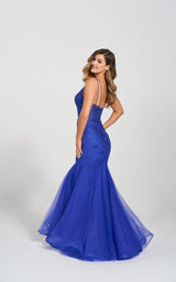 2 of 4 Ellie Wilde EW122120 Dress Royal-Blue