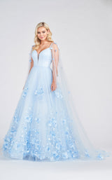 1 of 6 Ellie Wilde EW122200 Dress Light-Blue
