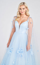 6 of 6 Ellie Wilde EW122200 Dress Light-Blue