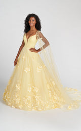 4 of 6 Ellie Wilde EW122200 Dress Light-Yellow