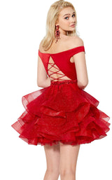 3 of 6 Ellie Wilde EW21901S Dark Red