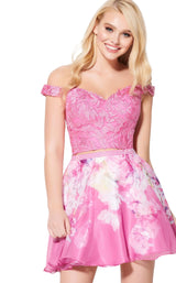 3 of 8 Ellie Wilde EW21907S Light Fuchsia