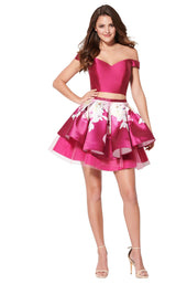 1 of 6 Ellie Wilde EW21909S Magenta