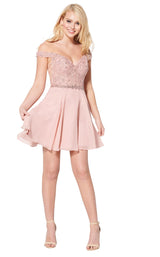 1 of 8 Ellie Wilde EW21939S Rose/Quartz