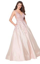 1 of 4 Ellie Wilde EW21956 Pink/Gold