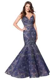 1 of 4 Ellie Wilde EW21967 Navy Blue