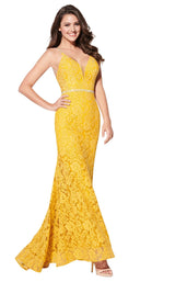 1 of 2 Ellie Wilde EW21968 Yellow