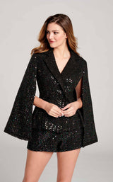3 of 5 Ellie Wilde EW22004S Dress Black