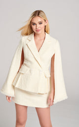 2 of 7 Ellie Wilde EW22007S Dress Ivory