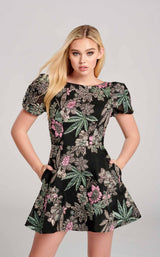 6 of 7 Ellie Wilde EW22008S Dress Blue-Multi