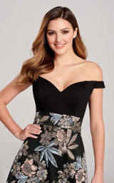 3 of 4 Ellie Wilde EW22009 Dress Blue-Multi