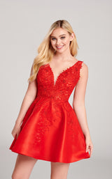 5 of 8 Ellie Wilde EW22010S Dress Red