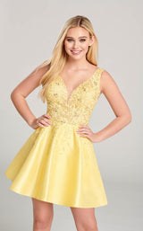 7 of 8 Ellie Wilde EW22010S Dress Light-Yellow