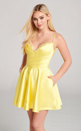 5 of 6 Ellie Wilde EW22014S Dress Light-Yellow