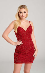 3 of 6 Ellie Wilde EW22016S Dress Wine