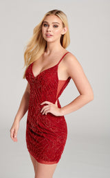 6 of 6 Ellie Wilde EW22016S Dress Wine