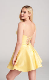 8 of 9 Ellie Wilde EW22023S Dress Light-Yellow