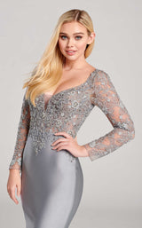 5 of 5 Ellie Wilde EW22028 Dress Silver