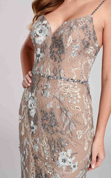 5 of 5 Ellie Wilde EW22030 Dress Dark-Gray-Multi