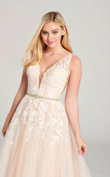 5 of 5 Ellie Wilde EW22040 Dress Ivory-Blush