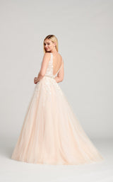 3 of 5 Ellie Wilde EW22040 Dress Ivory-Blush