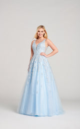 1 of 4 Ellie Wilde EW22045 Dress Ice-Blue