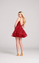 2 of 6 Ellie Wilde EW22046S Dress Wine