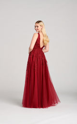 5 of 6 Ellie Wilde EW22048 Dress Wine