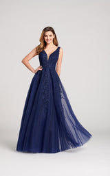 2 of 6 Ellie Wilde EW22048 Dress Navy-Blue