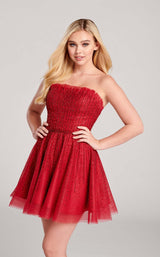 3 of 5 Ellie Wilde EW22049S Dress Wine
