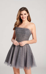 4 of 5 Ellie Wilde EW22049S Dress Gunmetal