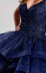 4 of 4 Ellie Wilde EW22056 Dress Navy-Blue