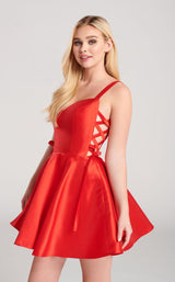 5 of 6 Ellie Wilde EW22058S Dress Red