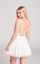 5 of 6 Ellie Wilde EW22059S Dress Ivory