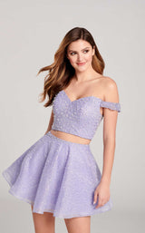 5 of 5 Ellie Wilde EW22061S Dress Lavender