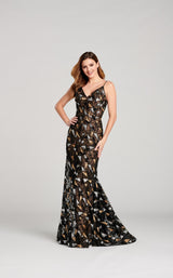 1 of 5 Ellie Wilde EW22064 Dress Black-Multi