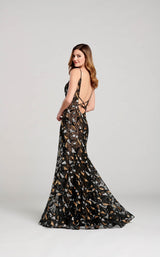 2 of 5 Ellie Wilde EW22064 Dress Black-Multi