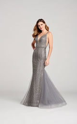 1 of 3 Ellie Wilde EW22066 Dress Gunmetal