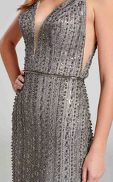 3 of 3 Ellie Wilde EW22066 Dress Gunmetal