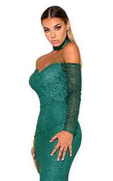 19 of 50 Portia and Scarlett Emerald Gown Emerald