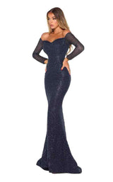 24 of 50 Portia and Scarlett Emerald Gown Navy