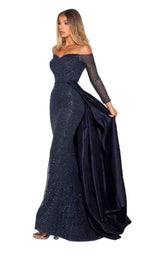 26 of 50 Portia and Scarlett Emerald Gown Navy