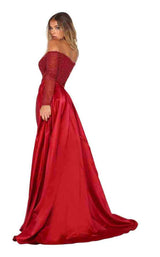 36 of 50 Portia and Scarlett Emerald Gown Red